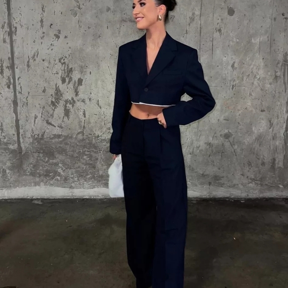 Zara cropped jacket blazer - Picture 13 of 17